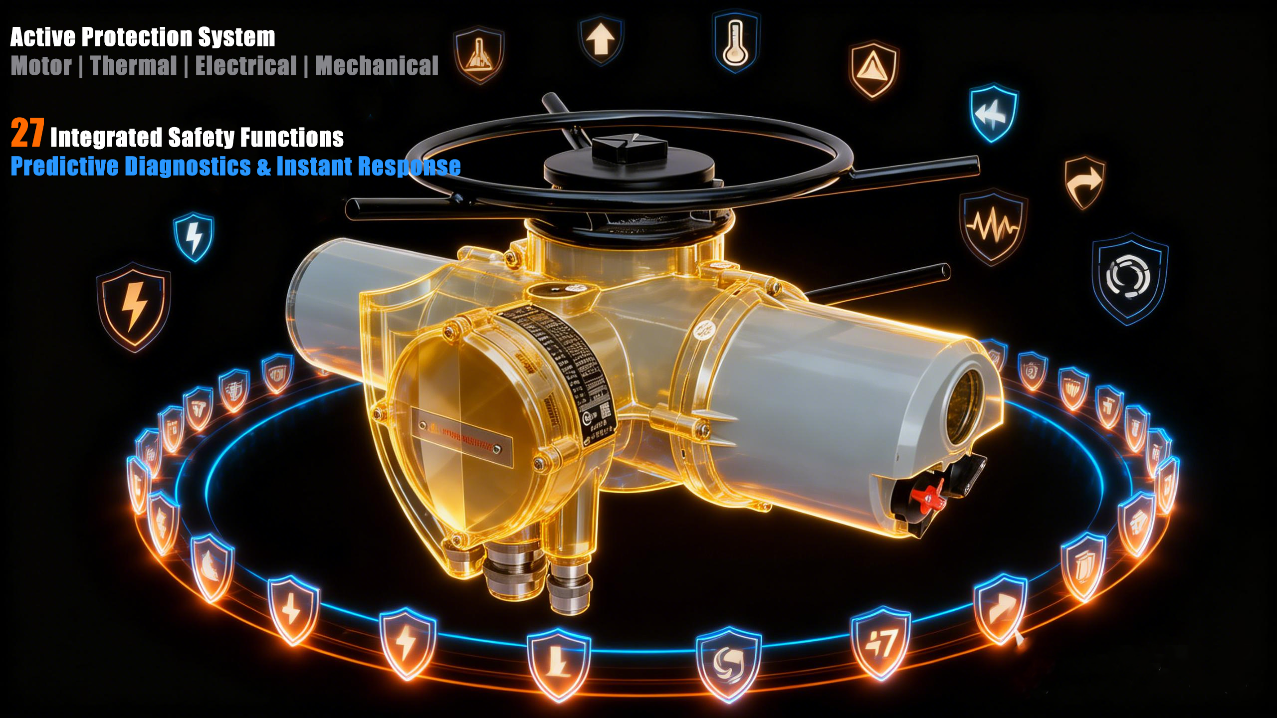 Actuador de v&aacute;lvula el&eacute;ctrica multivuelta inteligente